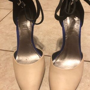 Rachel Roy heels pointed toe and ankle straps